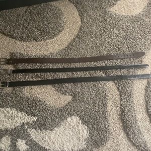 Teen boys belt lot of 3